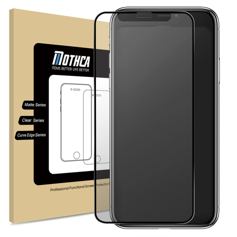 Mothca Matte Glass Screen Protector for iPhone 11/iPhone XR Anti-Glare & Anti-Fingerprint Tempered Glass Clear Film Full Screen Case Friendly Easy Install Bubble Free foriPhone 11/XR - Smooth as Silk - Image 1